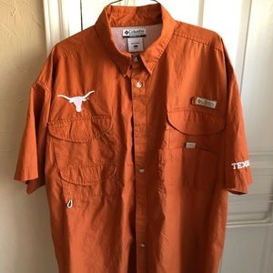Columbia Sportswear, Fishing Shirt XL, TX Longhorn